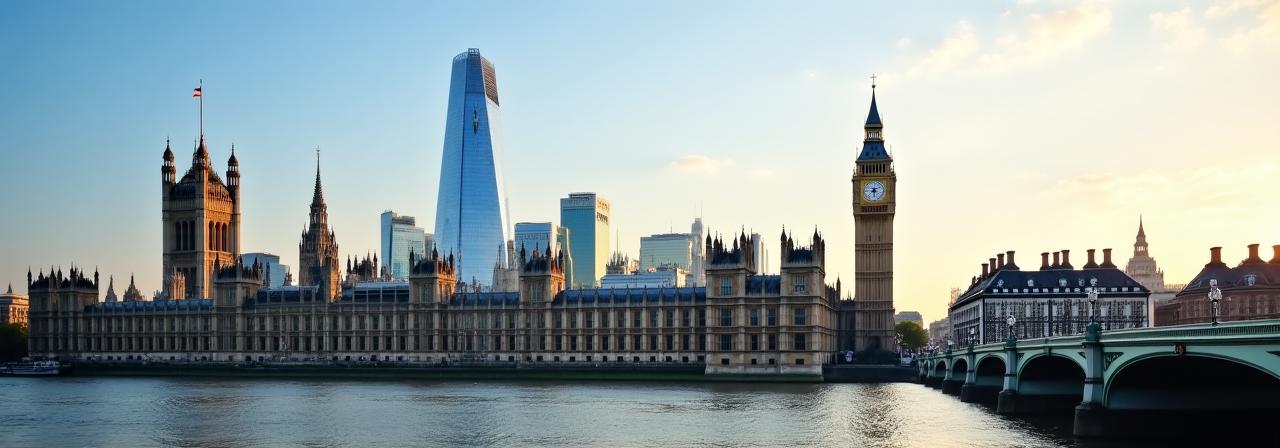 London skyline view representing the commercial reach of Gilt Script Chambers